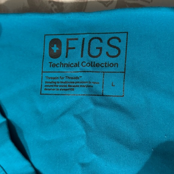 Figs Catarina turquoise large top limited edition - Picture 2 of 4